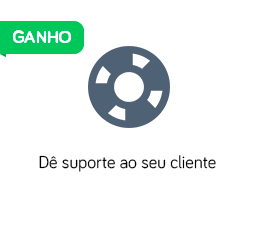 Dê suporte ao seu cliente 
e ganhe 50% da mensalidade